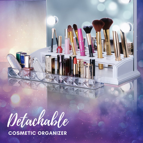 Rosdorf Park Schuler Vanity Hollywood Touch Control Frameless Lighted